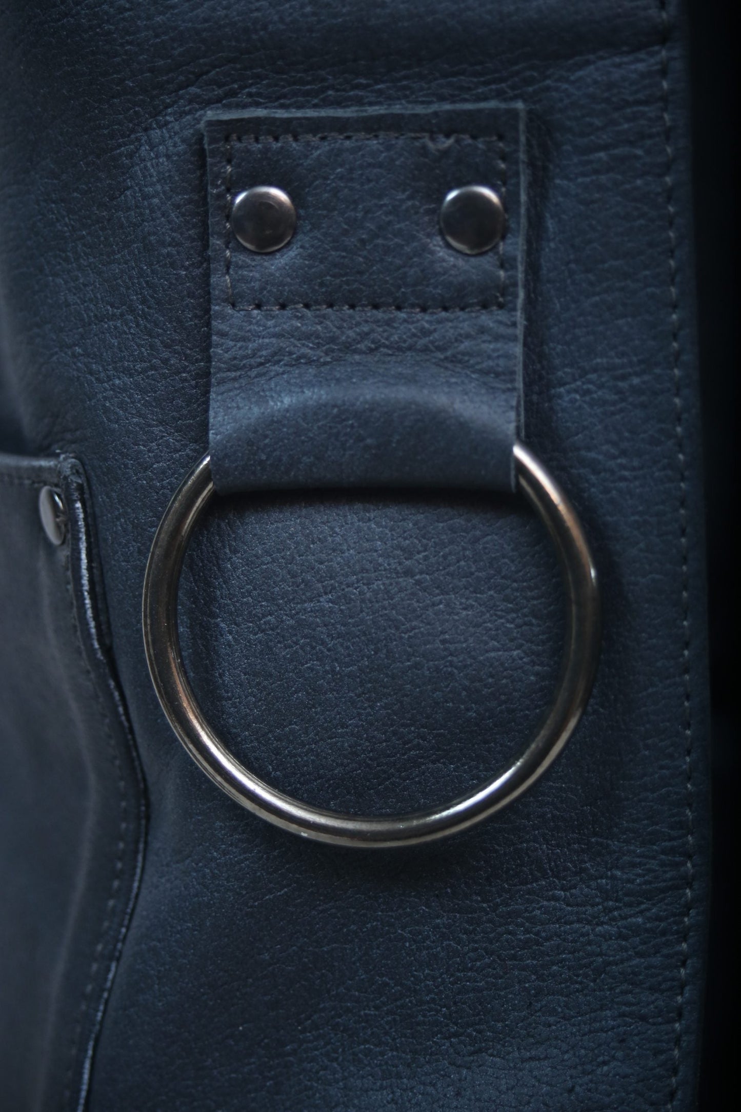 Premium Leather Black Apron GRILL/BBQ