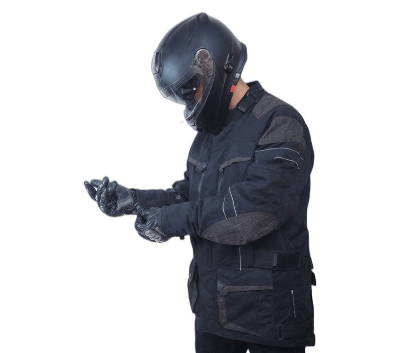 Lady Premium Dynatech Black MC All Weather Jacket