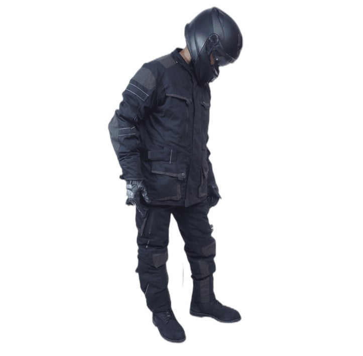 Lady Premium Dynatech Black MC All Weather Jacket