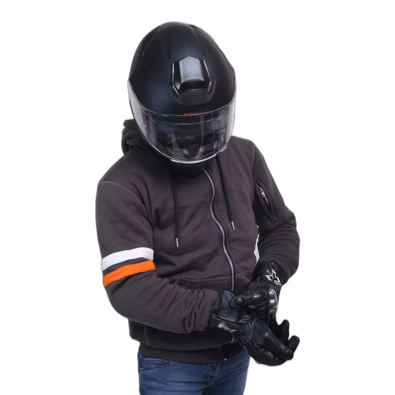 Classic Grey Armour Mc Hoodie