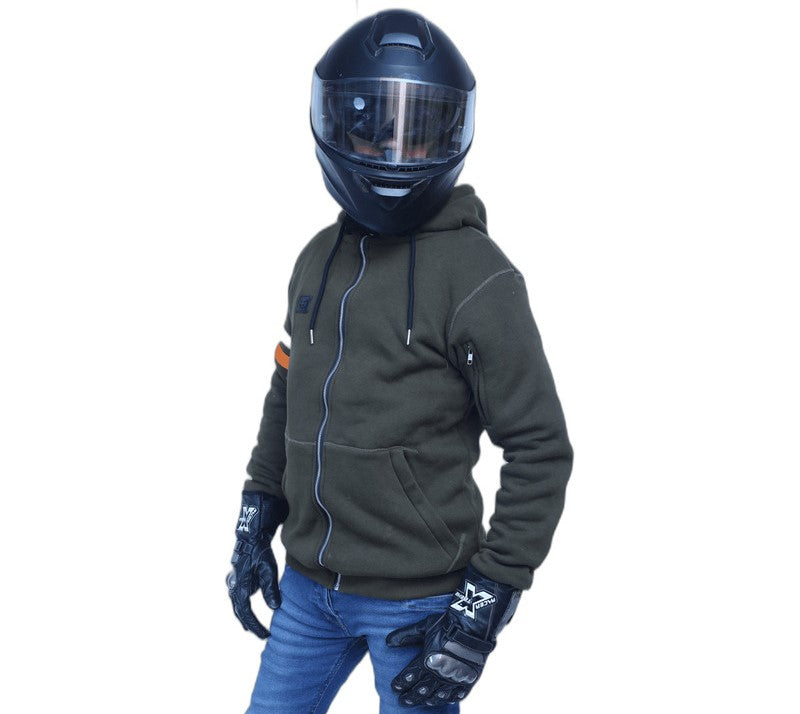 Classic Grey Armour Mc Hoodie