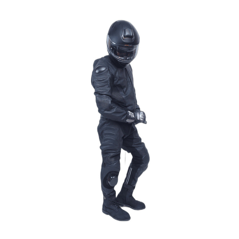 Kangaroo Premium Black 2-Piece MC Leather Suits
