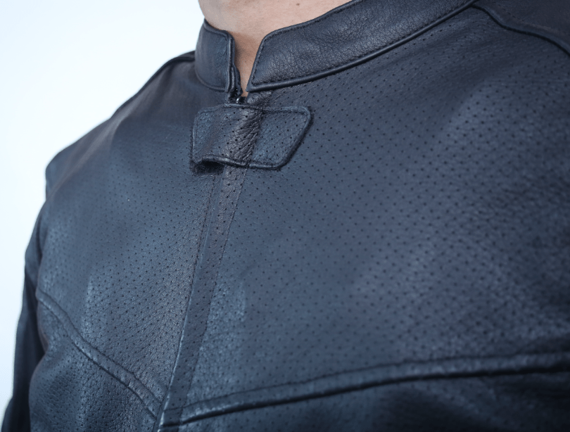 Kangaroo Premium Black 2-Piece MC Leather Suits