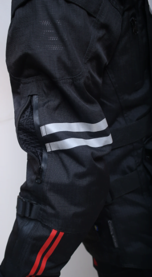 Roadway Black Textile MC Jacket