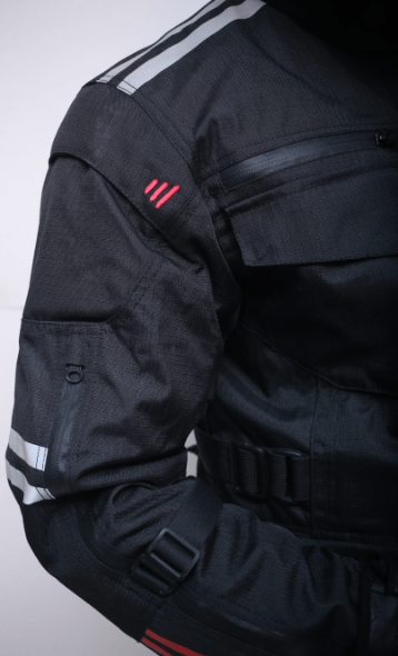 Roadway Black Textile MC Jacket