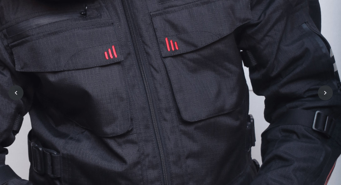 Roadway Black Textile MC Jacket