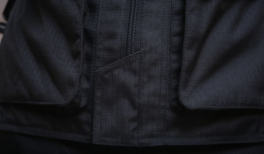 Roadway Black Textile MC Jacket