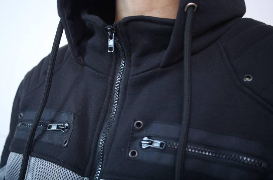 Premium Retro Hd Mesh MC Hoodie (CE 17092:2020) WP
