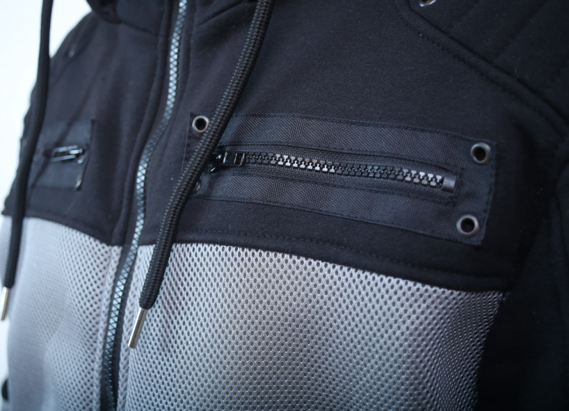 Premium Retro Hd Mesh MC Hoodie (CE 17092:2020) WP