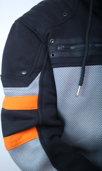 Premium Retro Hd Mesh MC Hoodie (CE 17092:2020) WP
