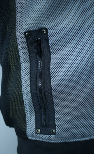 Premium Retro Hd Mesh MC Hoodie (CE 17092:2020) WP