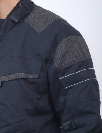 Lady Premium Dynatech Black MC All Weather Jacket