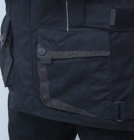 Lady Premium Dynatech Black MC All Weather Jacket