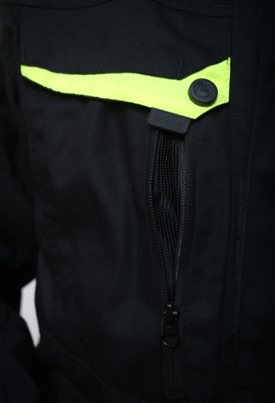 Premium Dynatech Orange Flour Black MC All-Weather Jacket