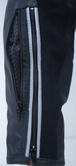 Kangaroo Premium Black One-Piece MC Leather Suit