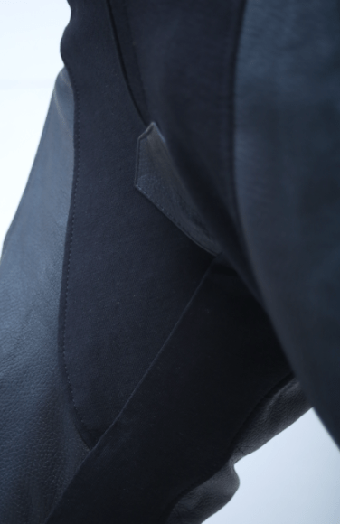 Kangaroo Premium Black 2-Piece MC Leather Suits