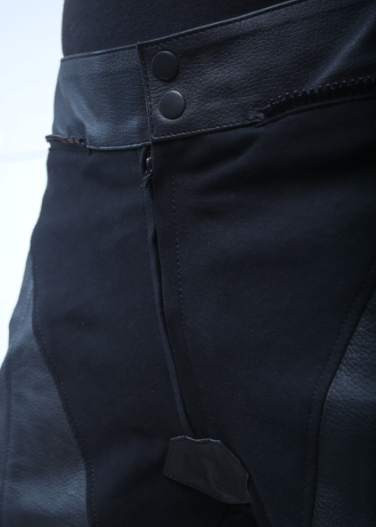 Kangaroo Premium Black 2-Piece MC Leather Suits