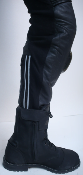 Kangaroo Premium Black 2-Piece MC Leather Suits