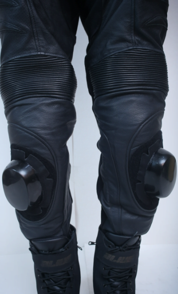 Kangaroo Premium Black 2-Piece MC Leather Suits