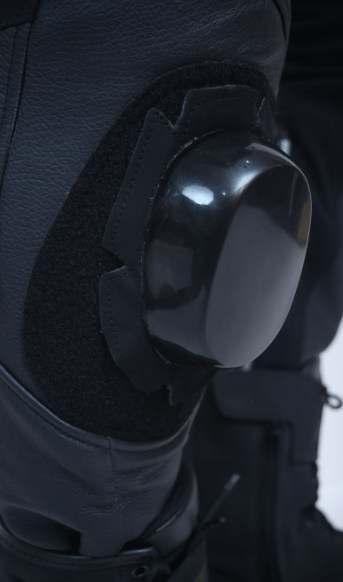 Kangaroo Premium Black 2-Piece MC Leather Suits