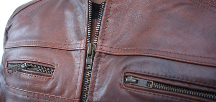 Ghost Vintage brown touring leather jackets