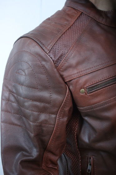 Ghost Vintage brown touring leather jackets