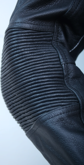 Ghost Black Mc Leather Jacket