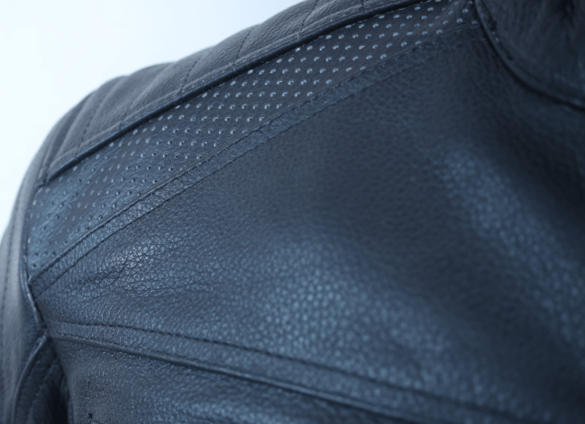 Ghost Black Mc Leather Jacket