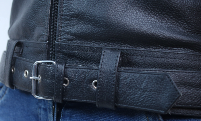 Ghost Black Mc Leather Jacket