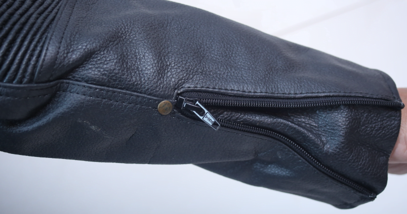 Ghost Black Mc Leather Jacket