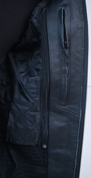 Ghost Black Mc Leather Jacket