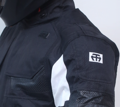 Guardian Black White Touring Jacket
