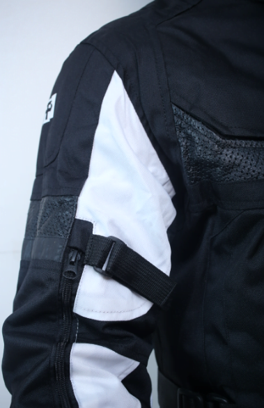 Guardian Black White Touring Jacket