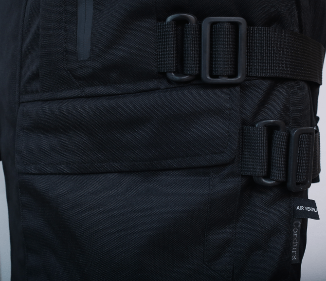 Guardian Black White Touring Jacket