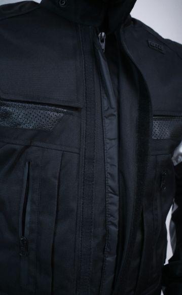 Guardian Black White Touring Jacket