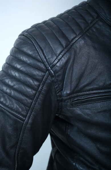 Bandit Black Goat Nappa Premium MC Leather Jacket