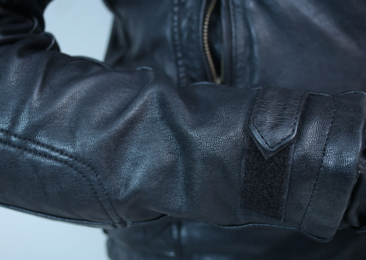 Bandit Black Goat Nappa Premium MC Leather Jacket