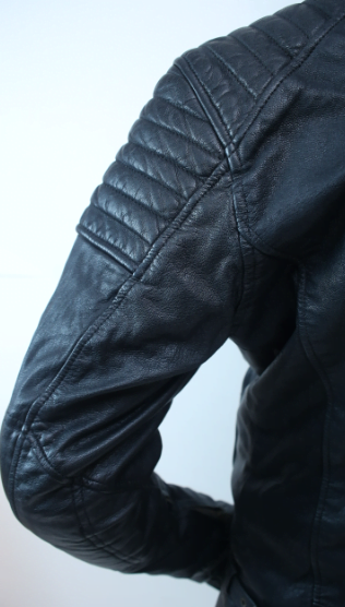 Bandit Black Goat Nappa Premium MC Leather Jacket