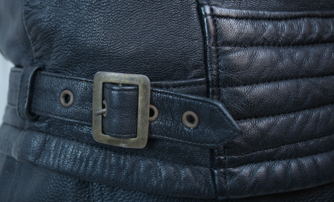 Bandit Black Goat Nappa Premium MC Leather Jacket