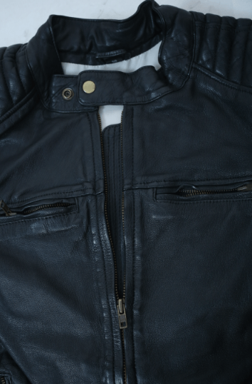 Bandit Black Goat Nappa Premium MC Leather Jacket