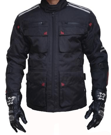 Roadway Black Textile MC Jacket