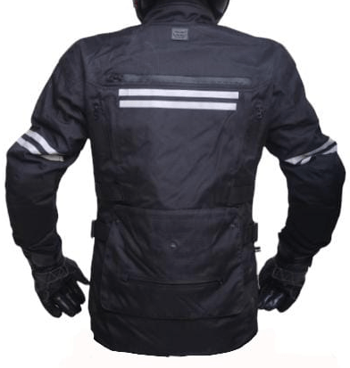 Roadway Black Textile MC Jacket