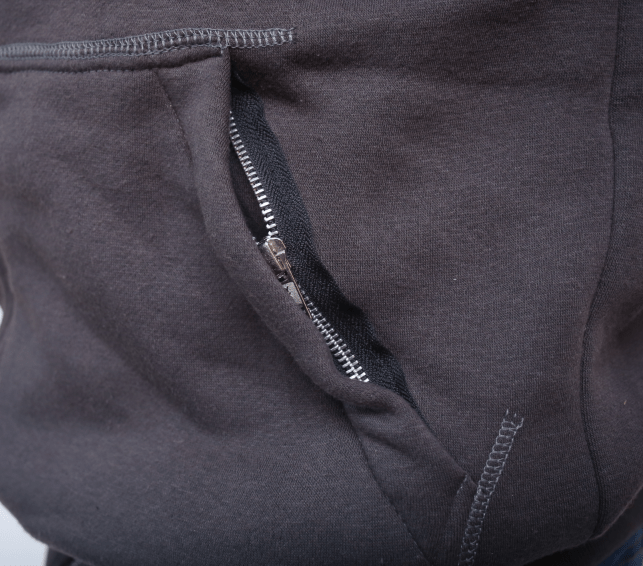 Classic Grey Armour Mc Hoodie