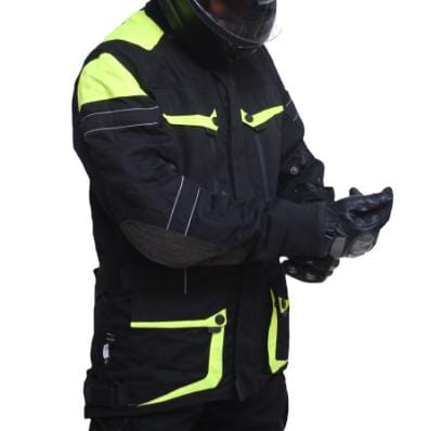 Premium Dynatech Orange Flour Black MC All-Weather Jacket
