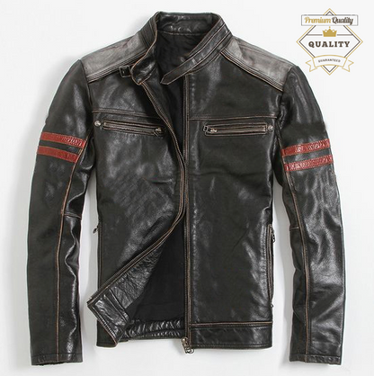 Premium Series Custom Tyranny Leather MC Jacket