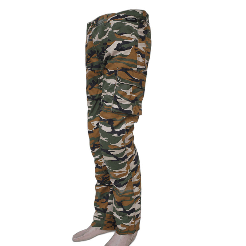 MC Pants DENIM CAMO GREEN SIDE POCKET WP
