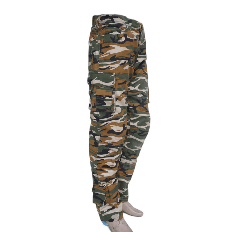 MC Pants DENIM CAMO GREEN SIDE POCKET WP