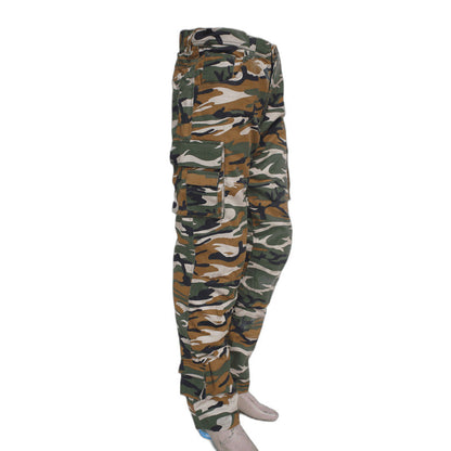 MC Pants DENIM CAMO GREEN SIDE POCKET WP