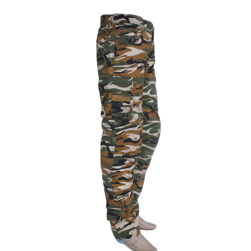 MC Pants DENIM CAMO GREEN SIDE POCKET WP