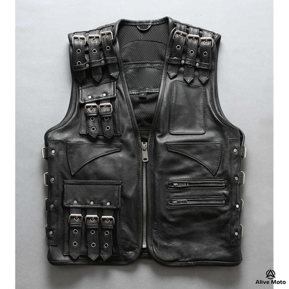 Premium biker supreme HD leather vest